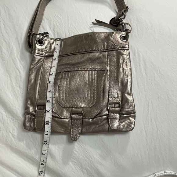 The Sak Leather Crossbody Purse Hobo Bronze - Picture 11 of 11